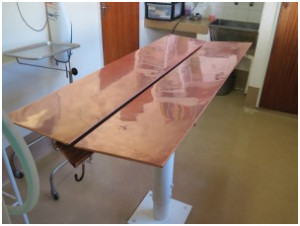 Antimicrobial Copper table