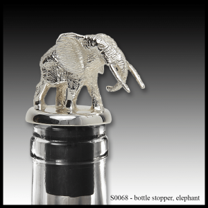 S0068 bottle stopper -elephant