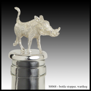 silver bottle stopper warthog