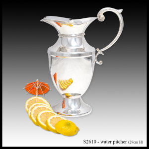 S2610 silver water pitcher