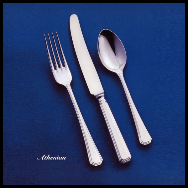Athenian pattern – silver plate and stainless steel cutlery