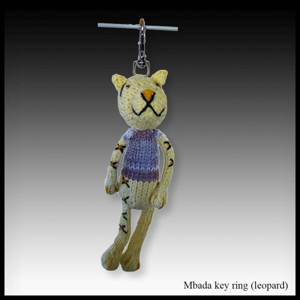 Mbada the leopard key ring