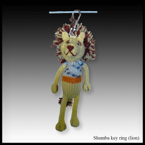 Shumba the lion key ring