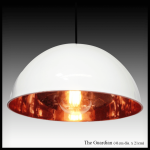 The Guardian copper pendant lamp shade