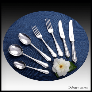 Dubarry pattern - stainless steel & silver plate cutlery