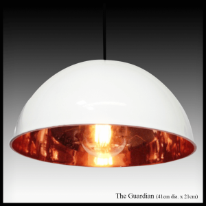 The Guardian copper pendant lamp shade