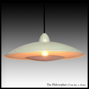 The Philosopher copper pendant lamp shade